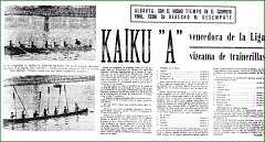Kaiku ganadora en Trainerillas. 8-1968